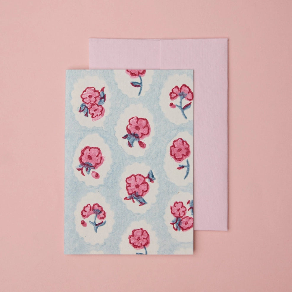 Carte Block Print - Coquille Sorbet Rose
