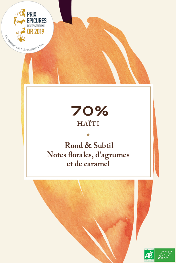 Tablette 70% Haïti Bio