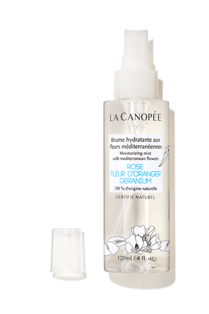 Moisturizing mist with Mediterranean flowers
