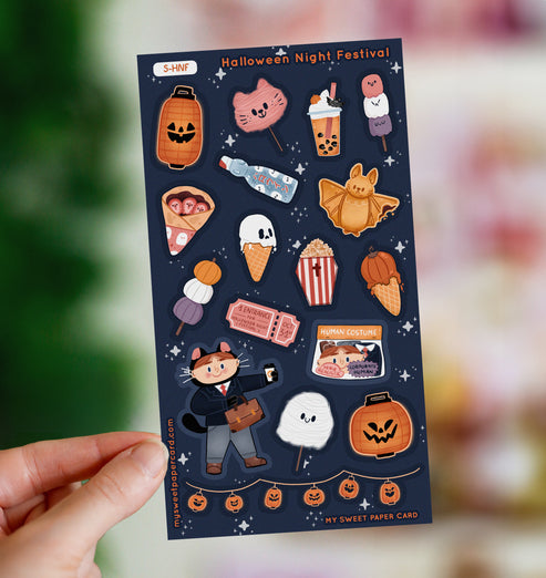 Stickers Halloween Night Festival