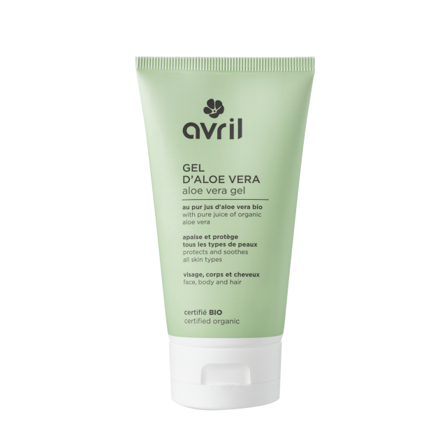 Organic aloe vera gel