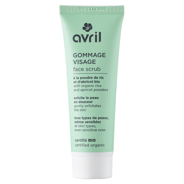 Organic facial scrub