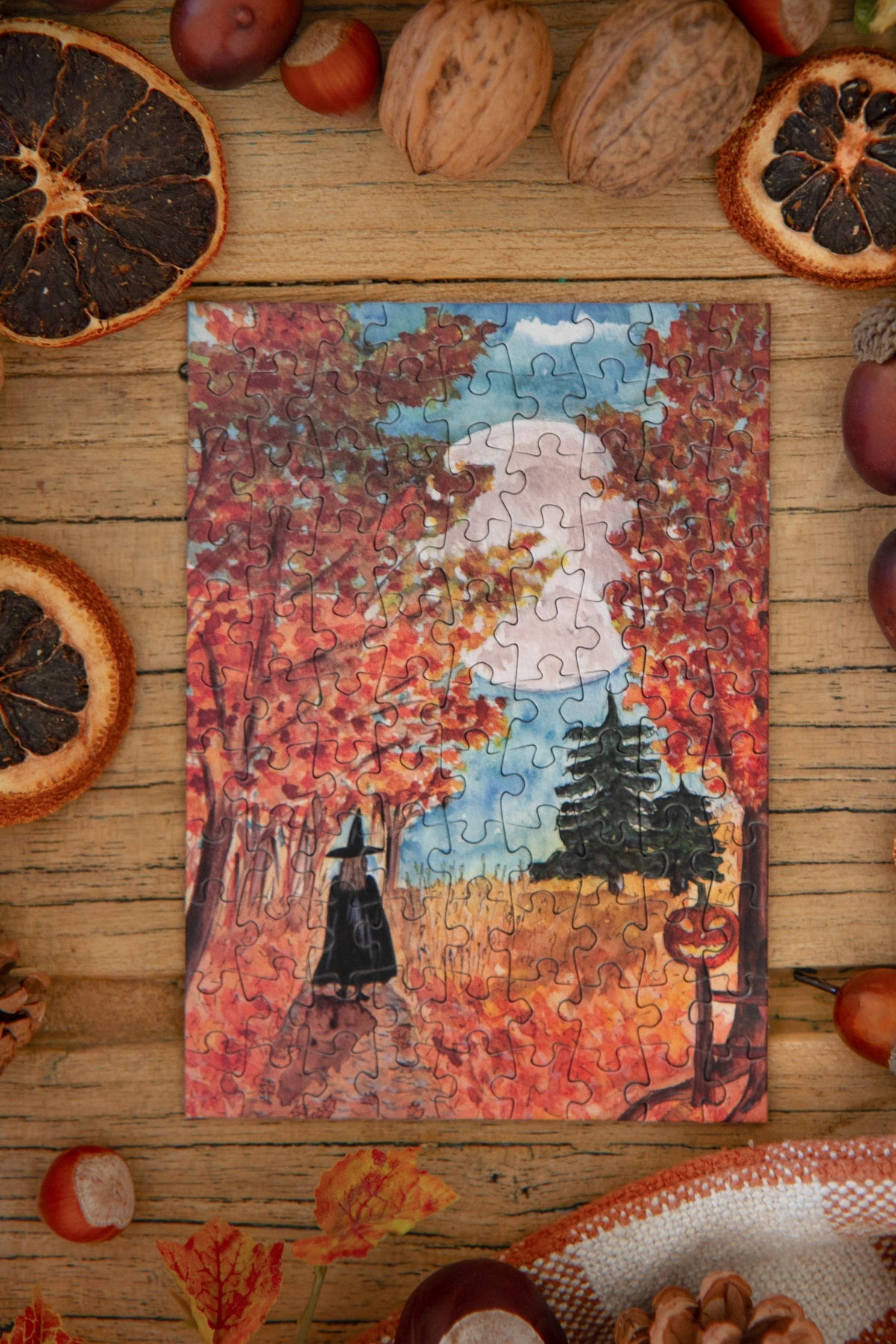 Mini Puzzle - Sorcière sur le chemin