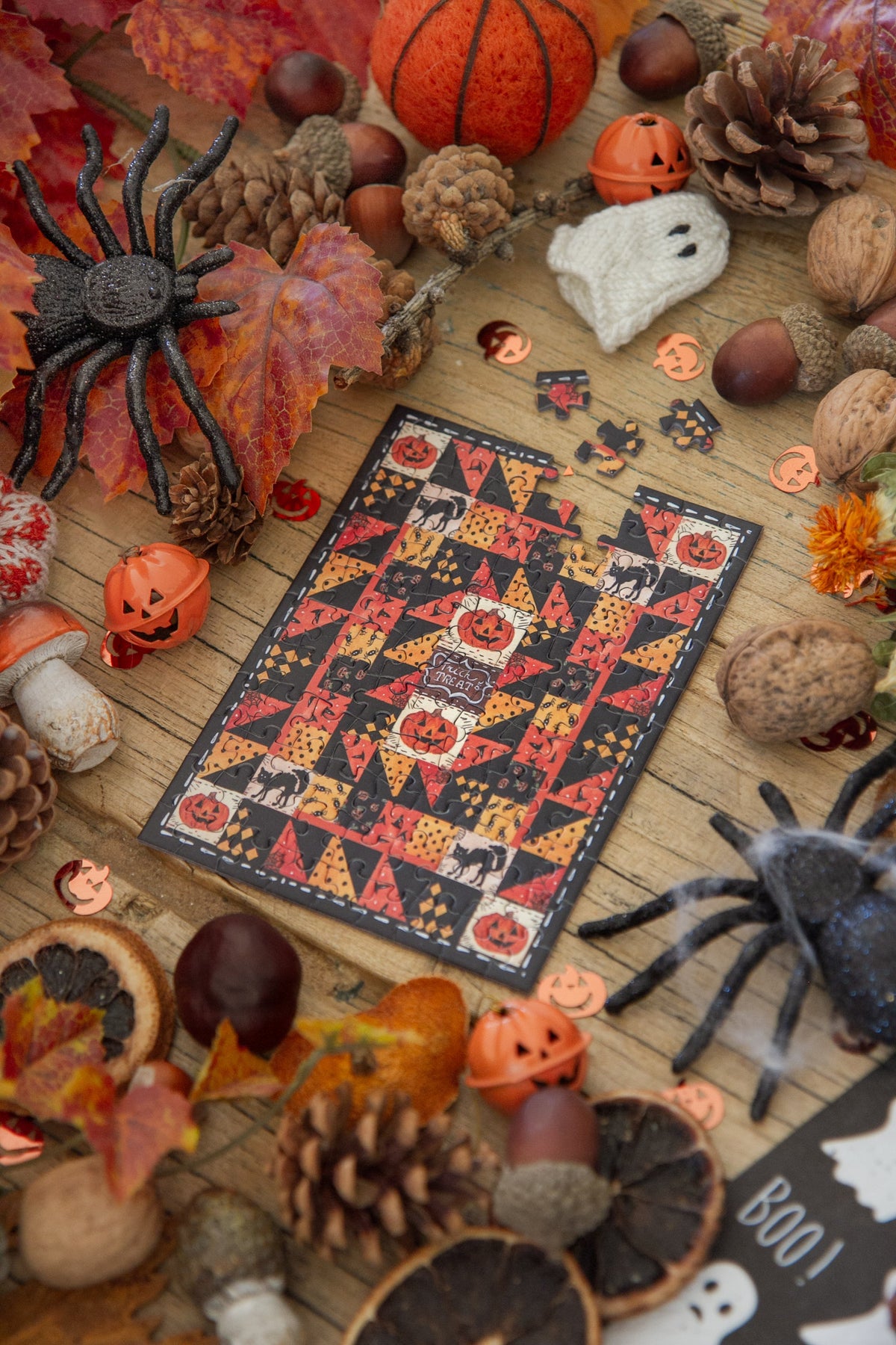 Mini Puzzle - Patchwork d'Halloween