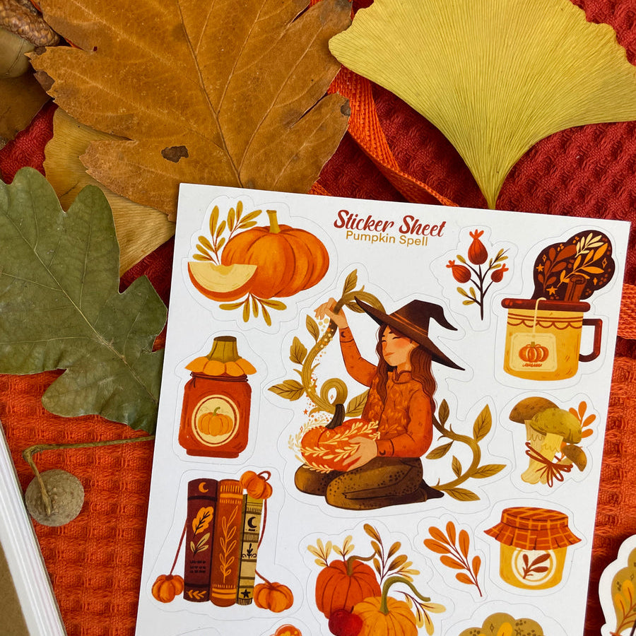 Stickers Pumpkin Spell