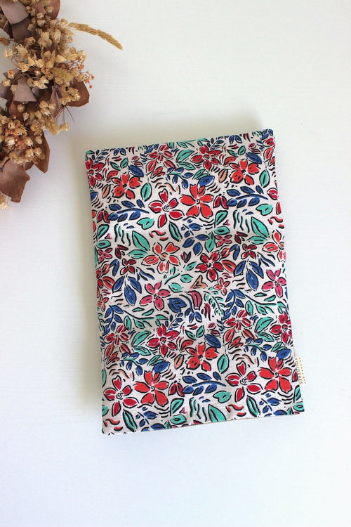 Bouillotte en graines de lin Fleurs Aquarelle Le Gang des Fougères