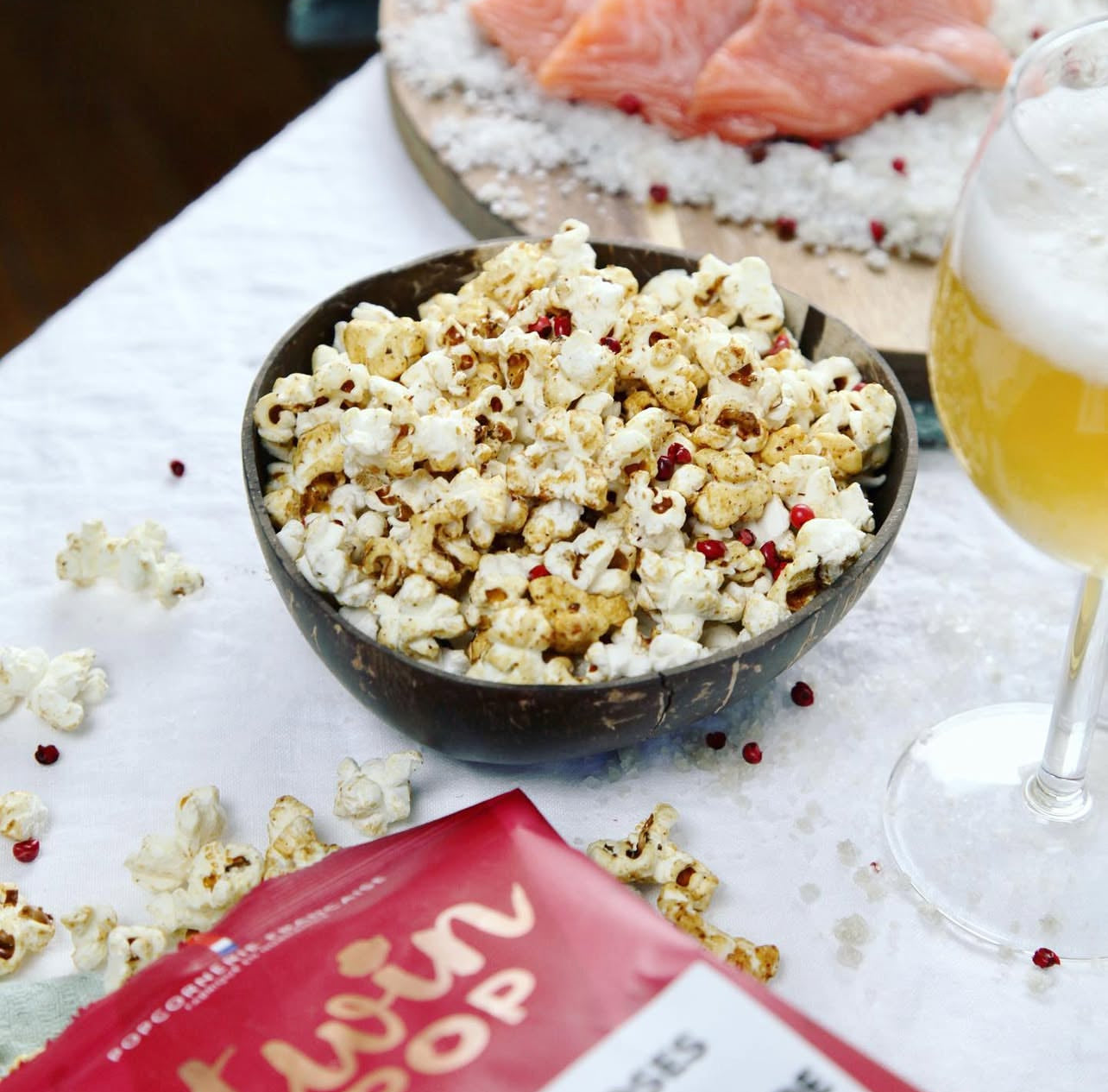 Popcorn Baies Roses & Sel de Guérande