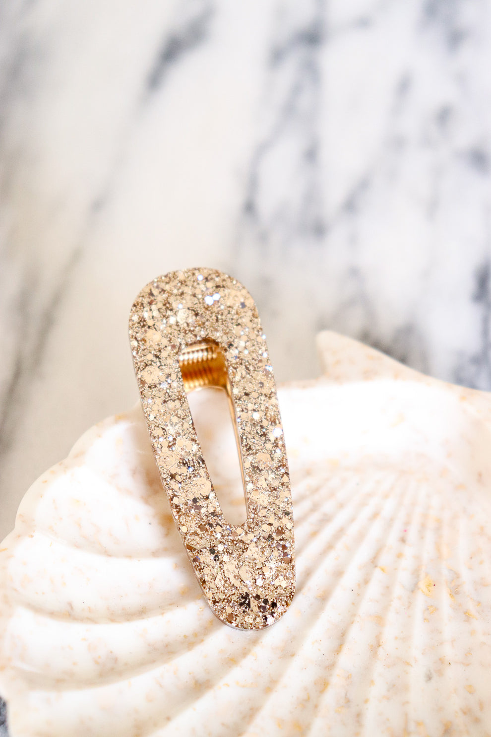Barrette triangle Paillette