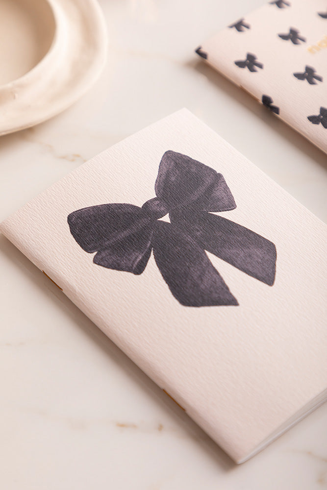 Duo Notebook Black Bow