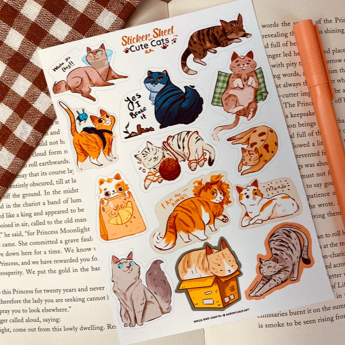 Stickers Cute Cats