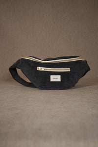 Banane Jenna Velours côtelé noir