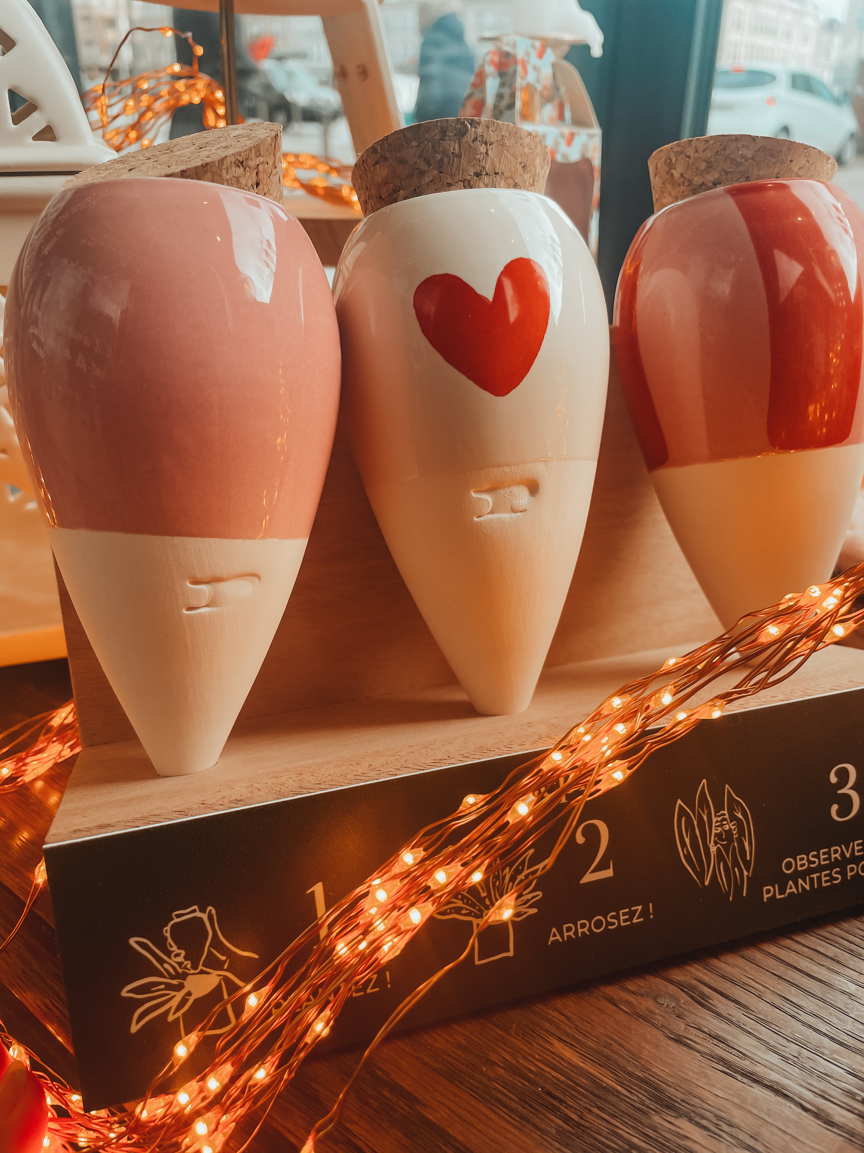 Trio De Mini Ollas Lovers