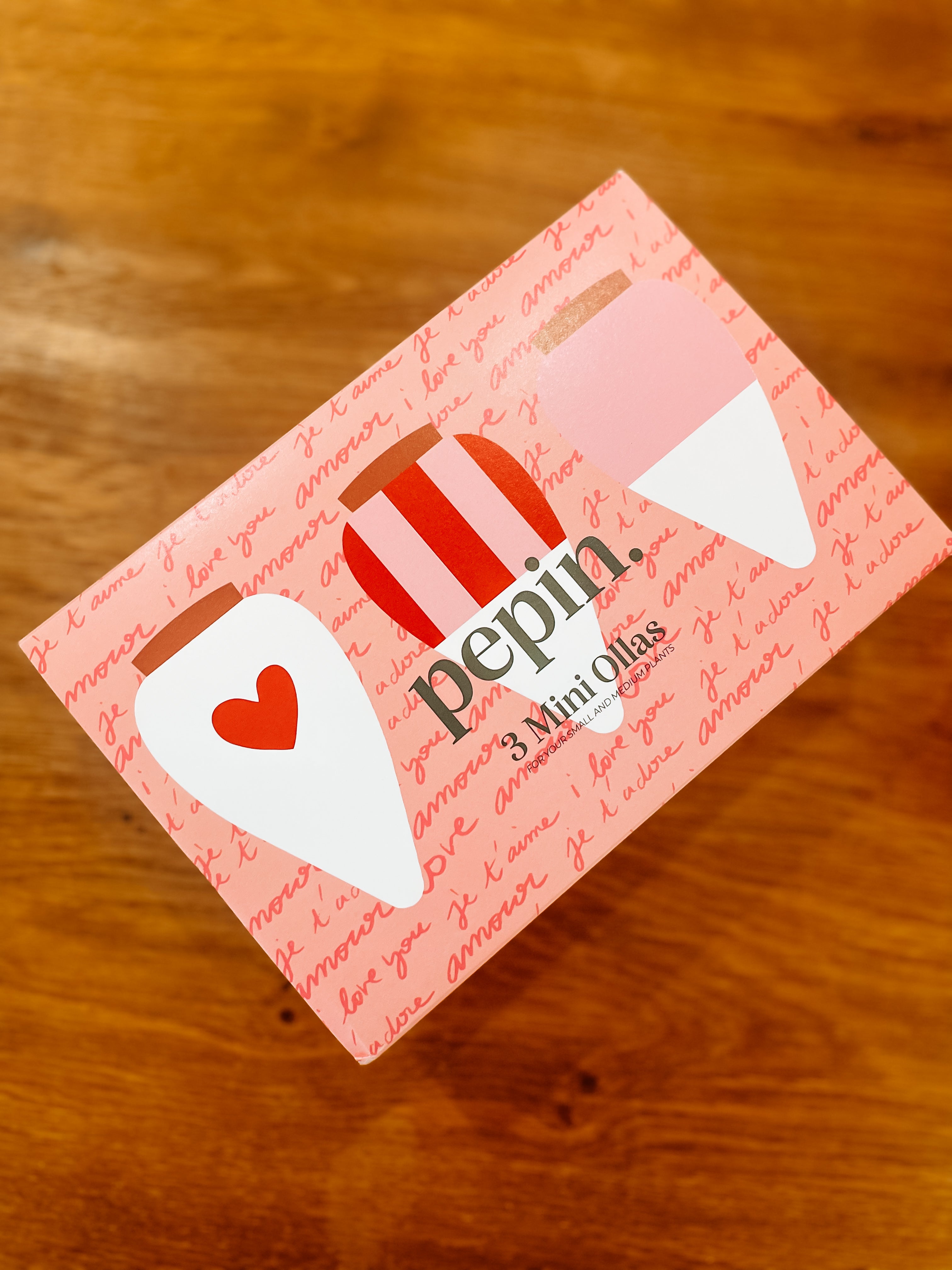 Trio De Mini Ollas Lovers