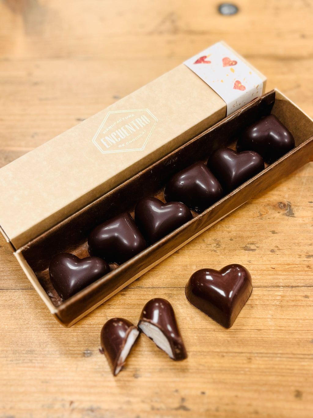 Coffret 6 Coeurs Guimauve Vanille