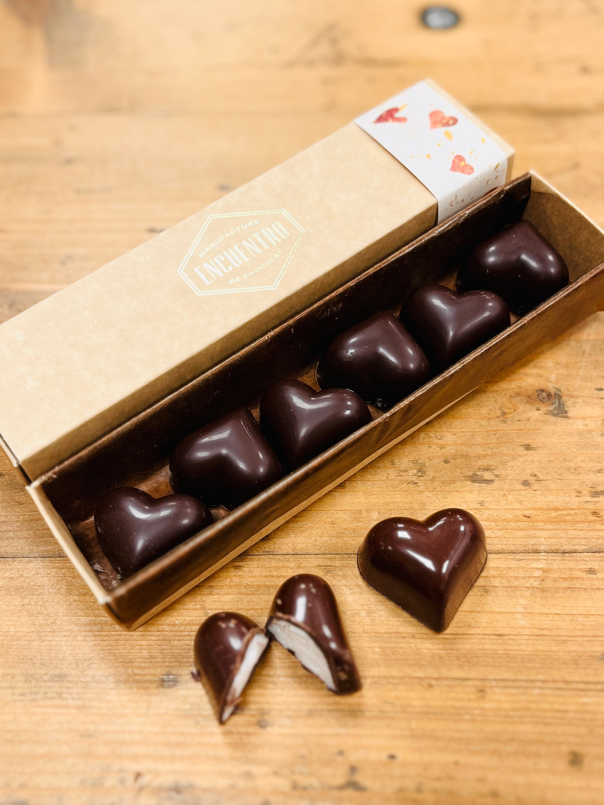 Coffret 6 Coeurs Guimauve Vanille