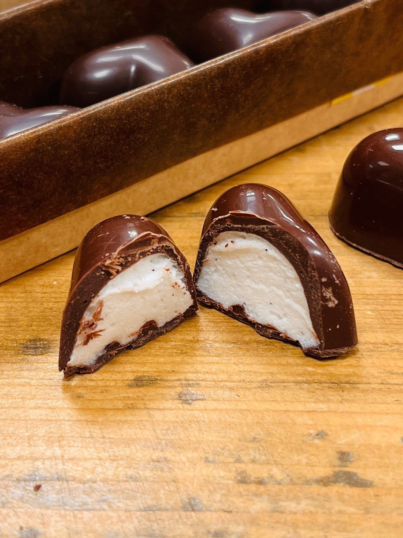 Coffret 6 Coeurs Guimauve Vanille