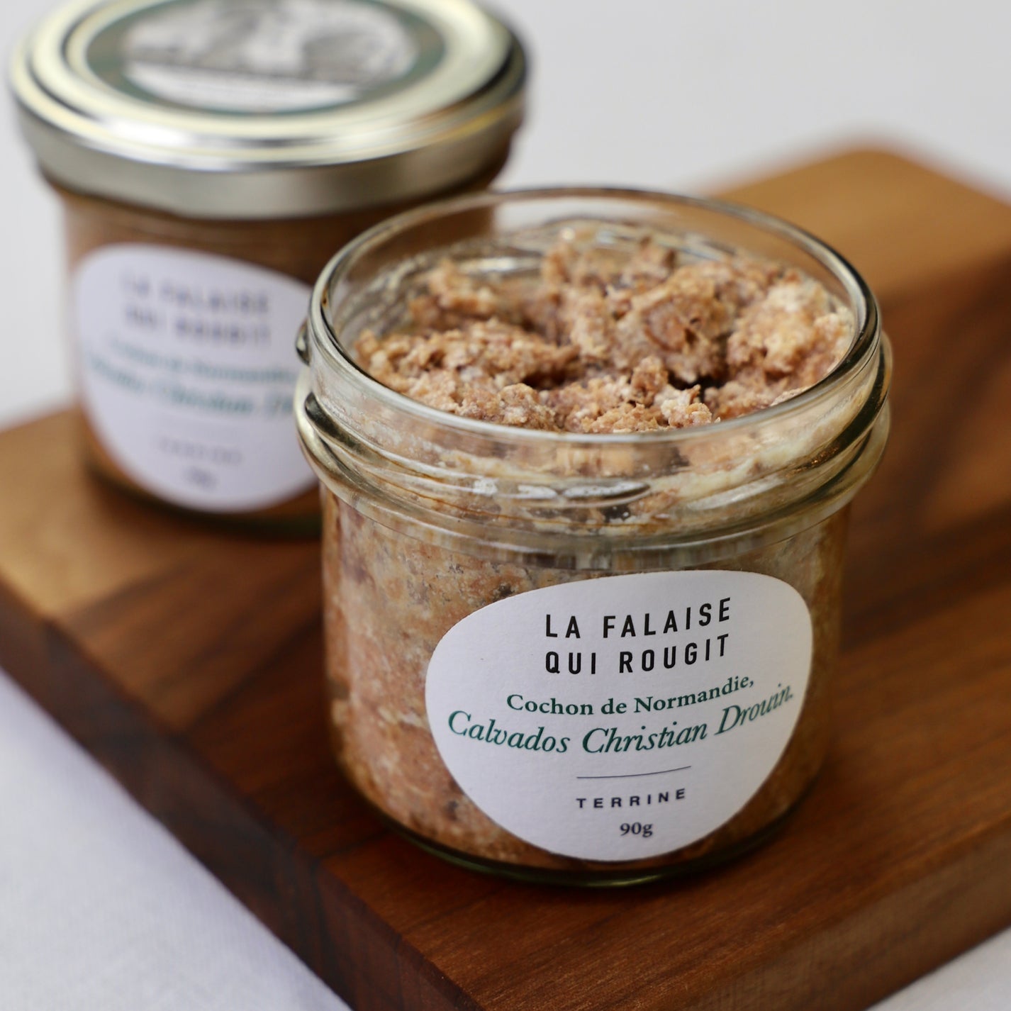 Terrine de cochon de Normandie et Calvados