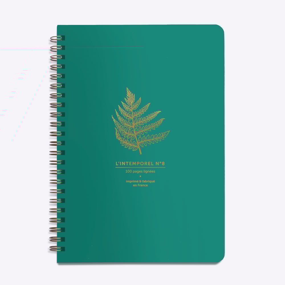 Emerald Fern Spiral Notebook