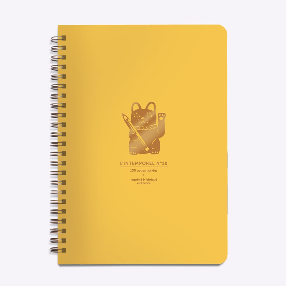 Carnet spirale Lucky Cat