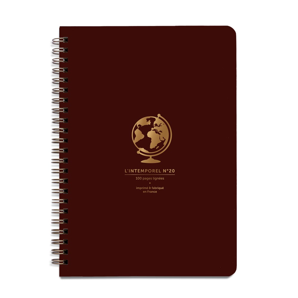Carnet Spirale Globe