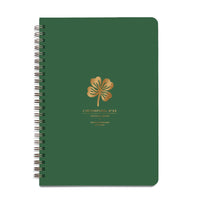 Carnet Spirale Trèfle
