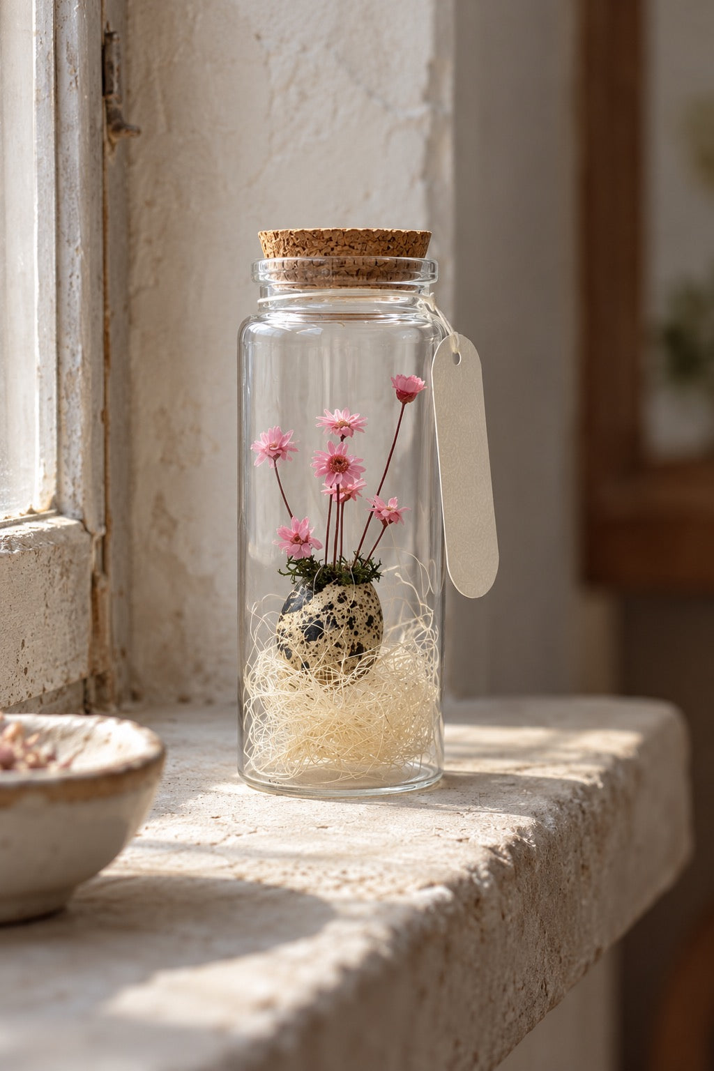 Flacon poétique - Œuf fleuri Atelier Wild