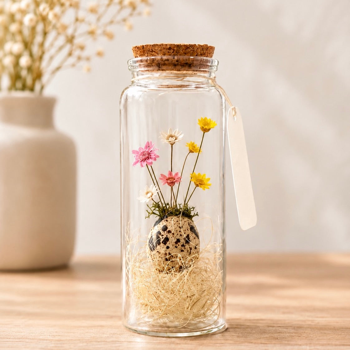 Flacon poétique - Œuf fleuri Atelier Wild