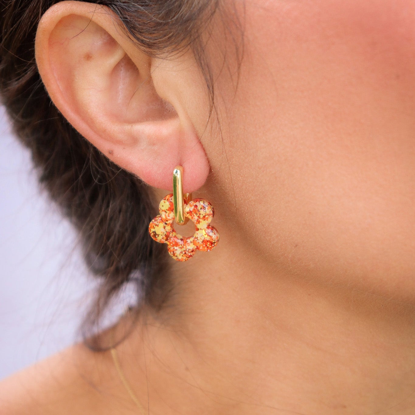 Fleurs Isa pour Boucles D'oreilles