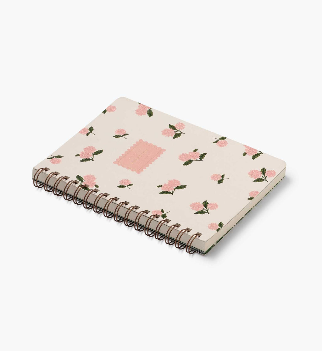Spiral Notebook Hydrangea rose