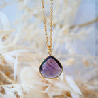 Collier Justine améthyste Ginandger
