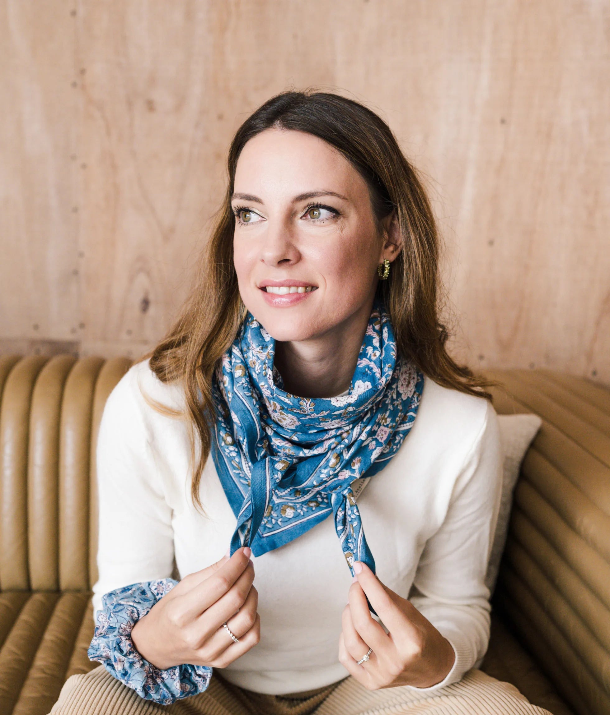 Foulard En Coton Kiala Minuit