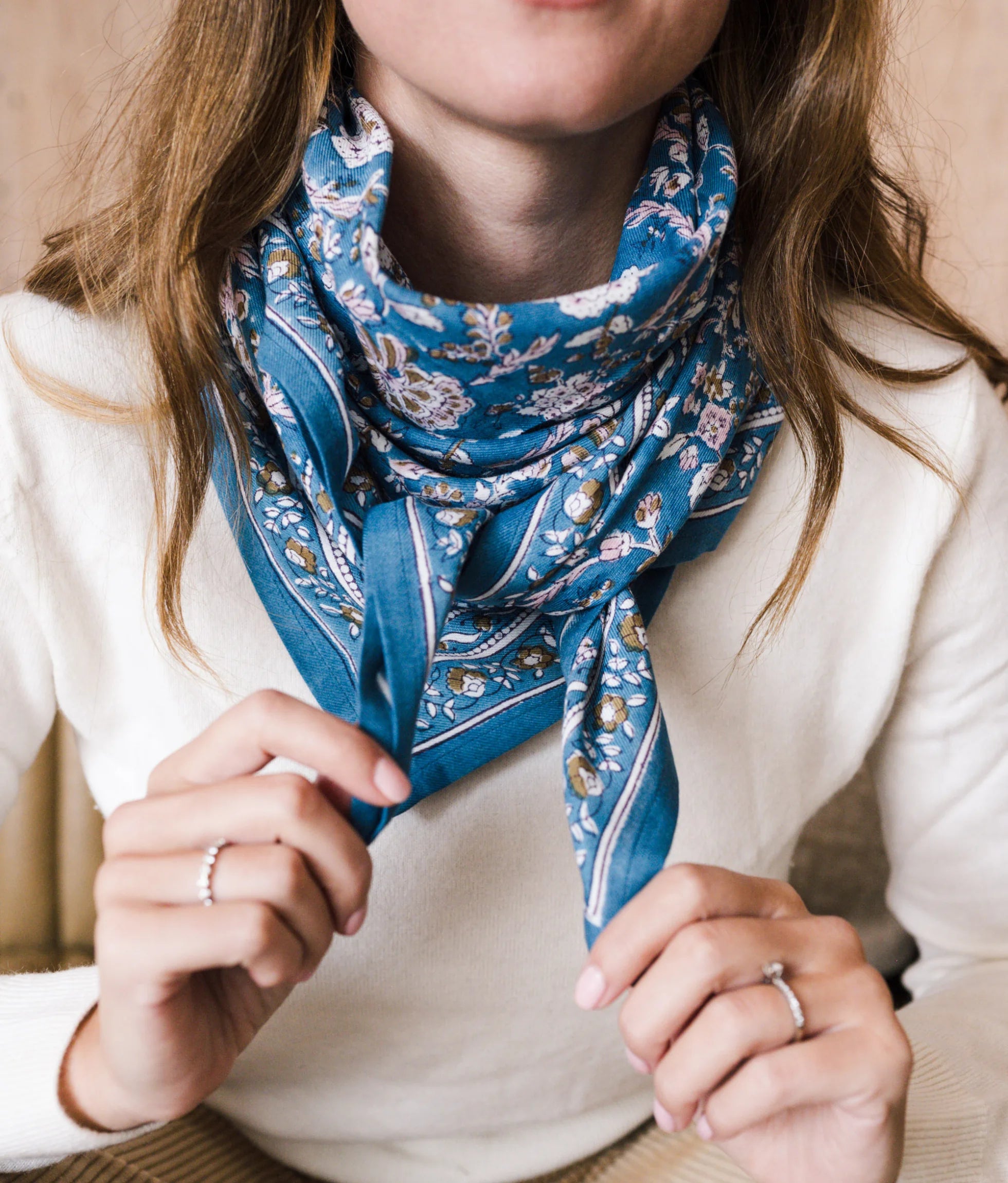 Foulard En Coton Kiala Minuit