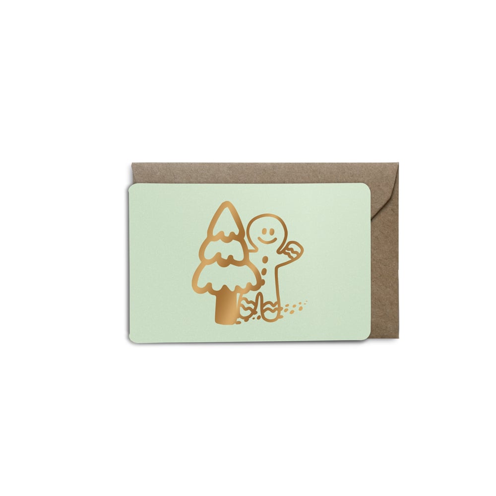 Mini Christmas Hide and Seek Card - Teal