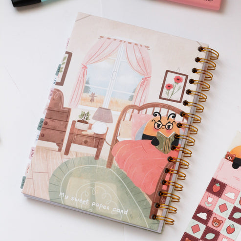 Carnet de lecture à spirales Bee-sy Reading