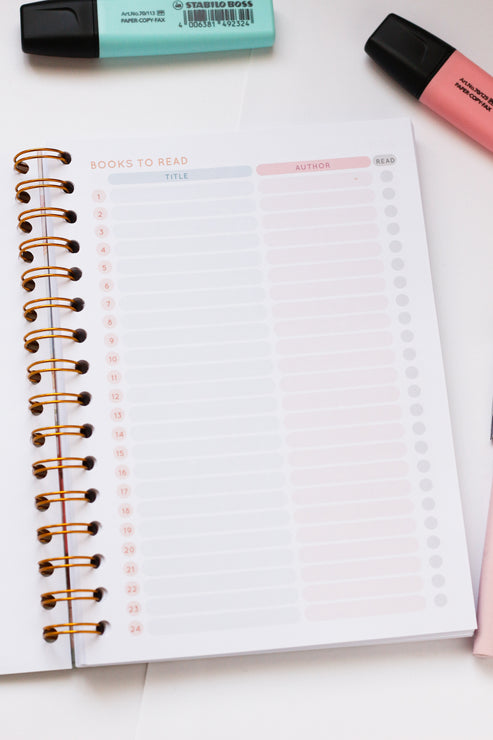 Carnet de lecture à spirales Bee-sy Reading