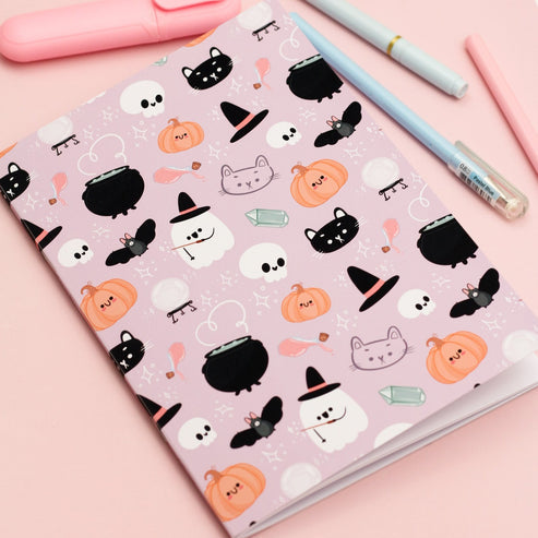 Carnet Spooky Halloween A5 pages blanches