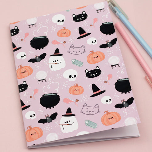 Carnet Spooky Halloween A5 pages blanches