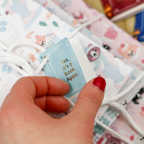 Set of 5 Book Gift Tags