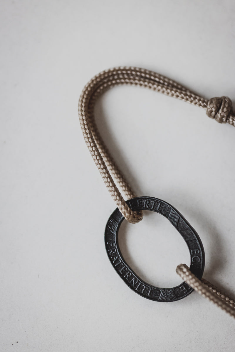 Bastille charcoal bracelet