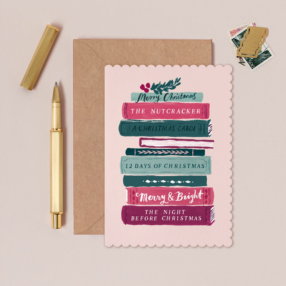 Carte Noël Livres