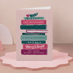 Carte Noël Livres