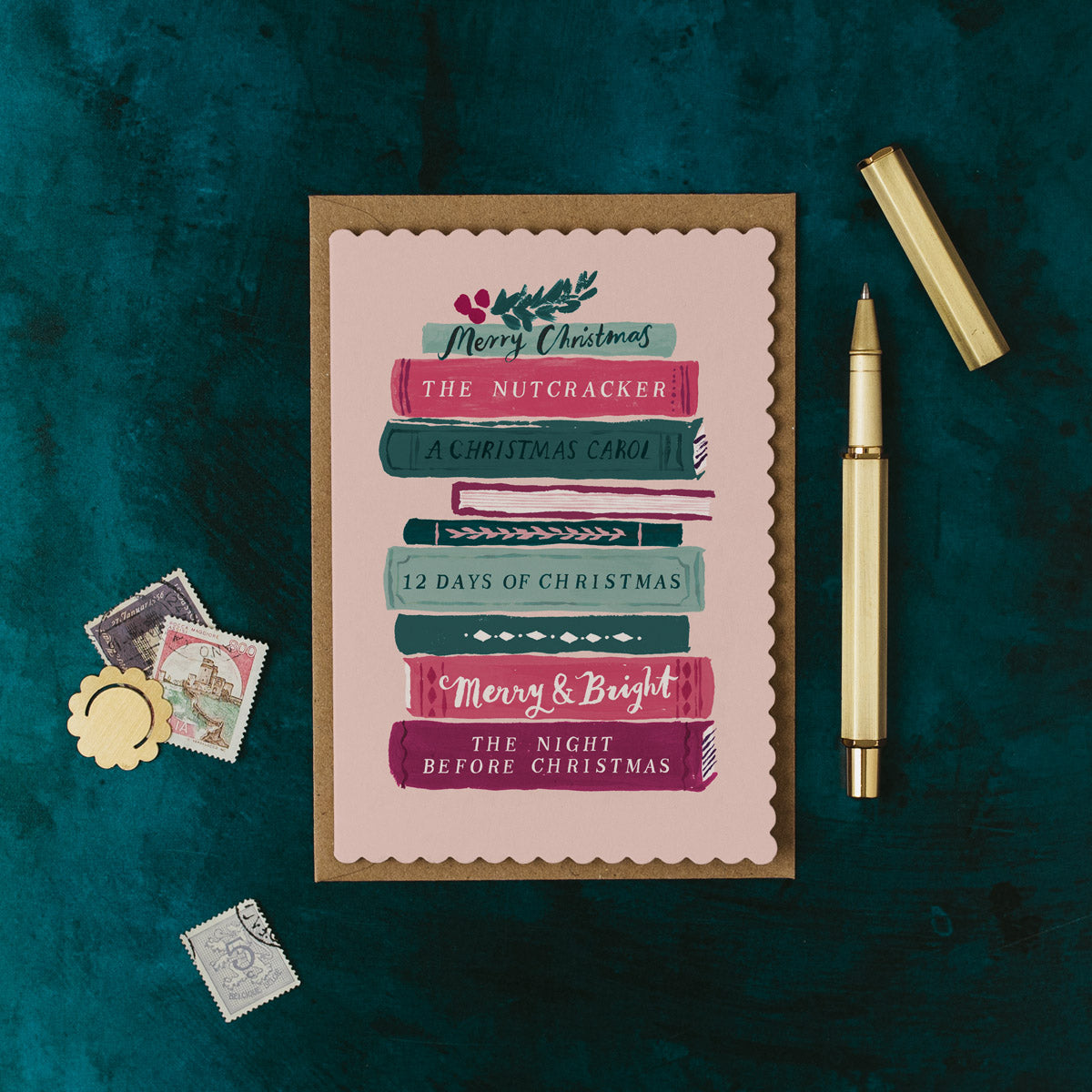 Carte Noël Livres