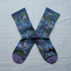 Chaussettes Monet Iris Cobalt