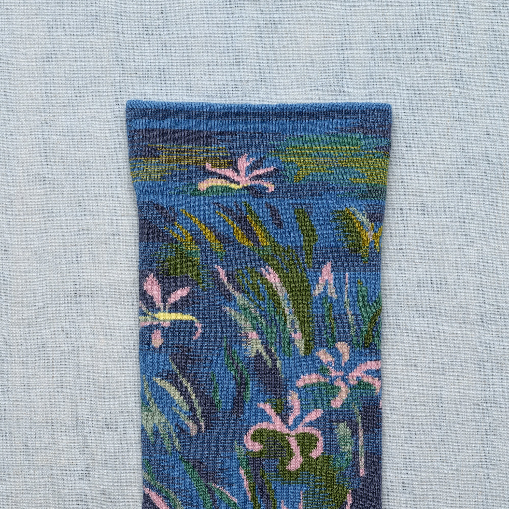 Chaussettes Monet Iris Cobalt