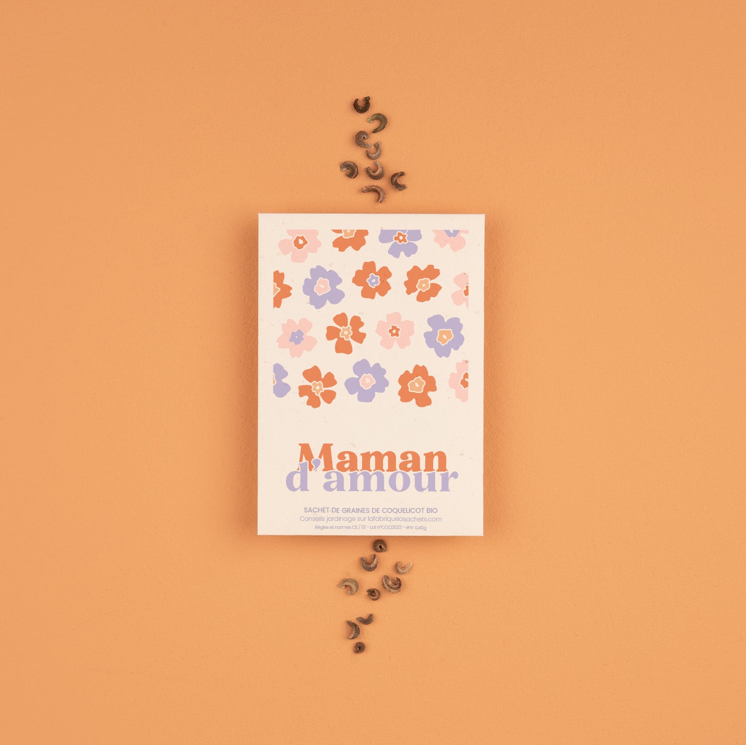 Sachet de graines avec message