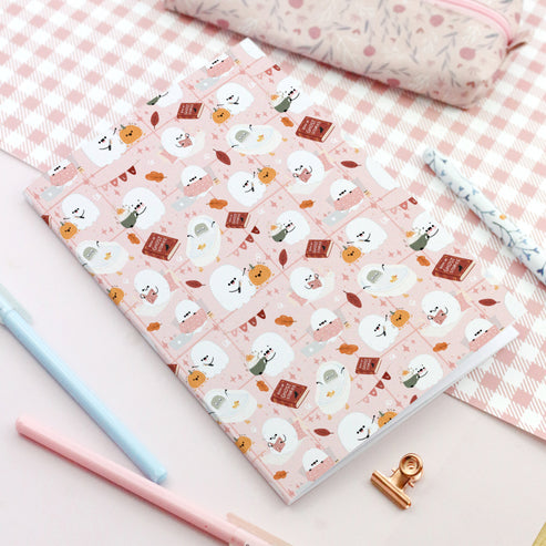 Carnet Ghost Cozy Fall Day ligné A5