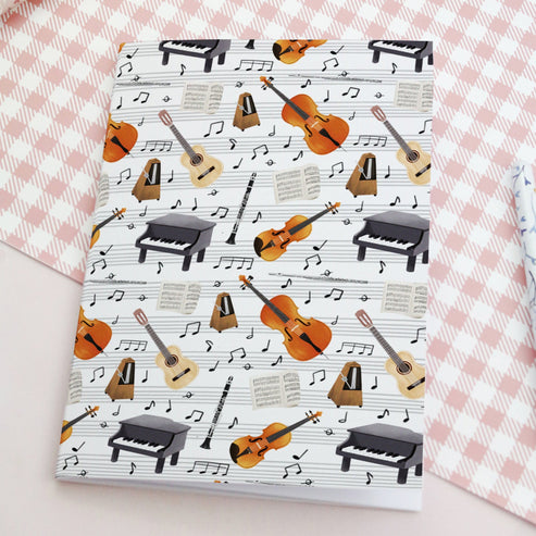 Carnet Musique pages blanches A5