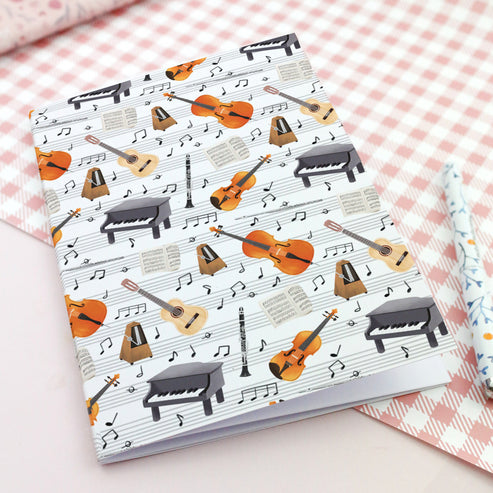 Carnet Musique pages blanches A5