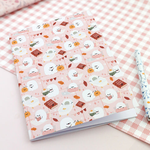 Carnet Ghost Cozy Fall Day ligné A5