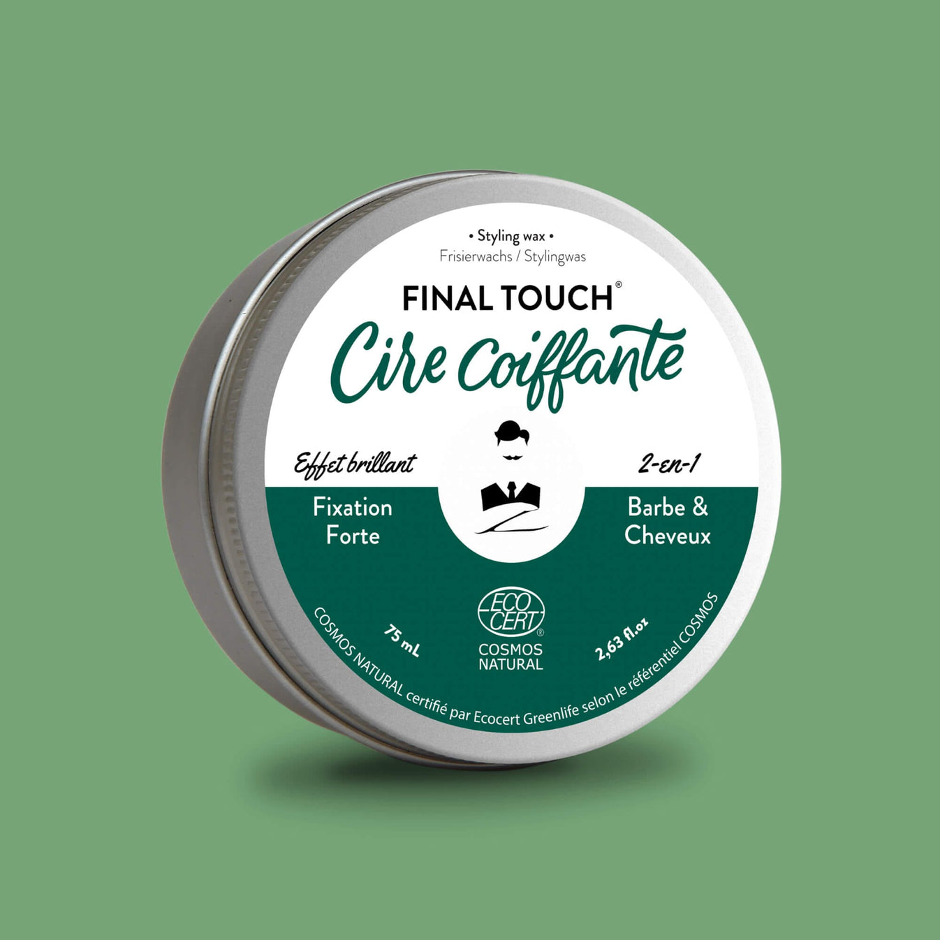Cire coiffante barbe & cheveux FINAL TOUCH - Monsieur barbier
